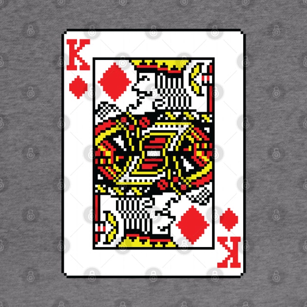 King of Diamonds Pixel Art by inotyler